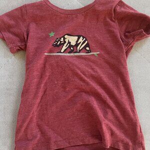 Kids Red California Shirt